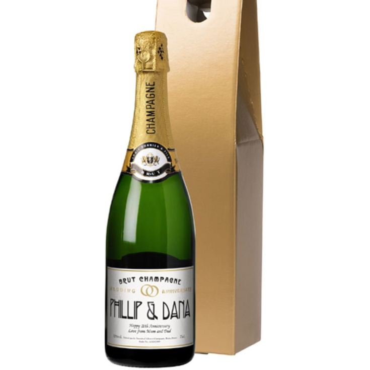 Personalised Anniversary Champagne product image