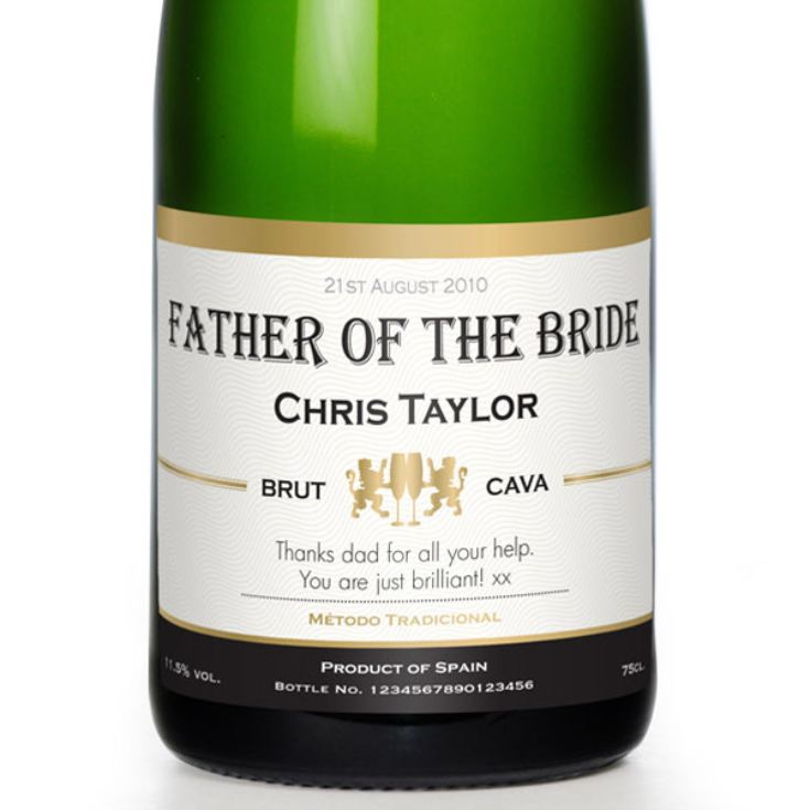 Personalised Wedding Party Cava product image