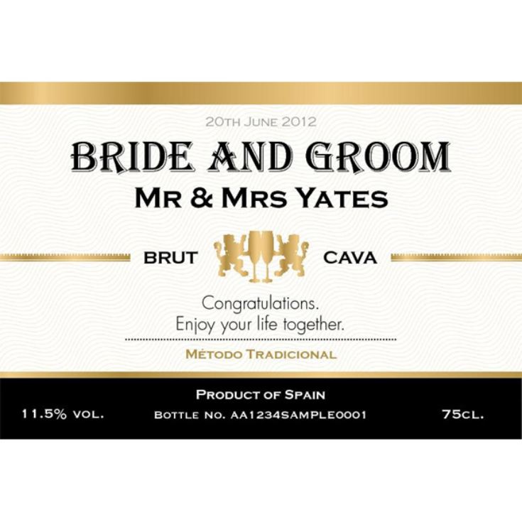 Personalised Wedding Party Cava product image