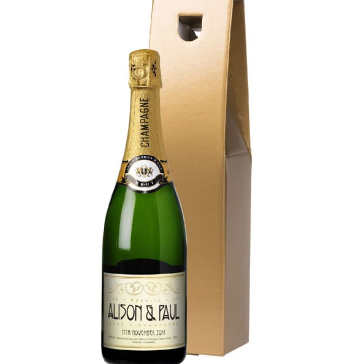 Personalised Wedding Champagne product image