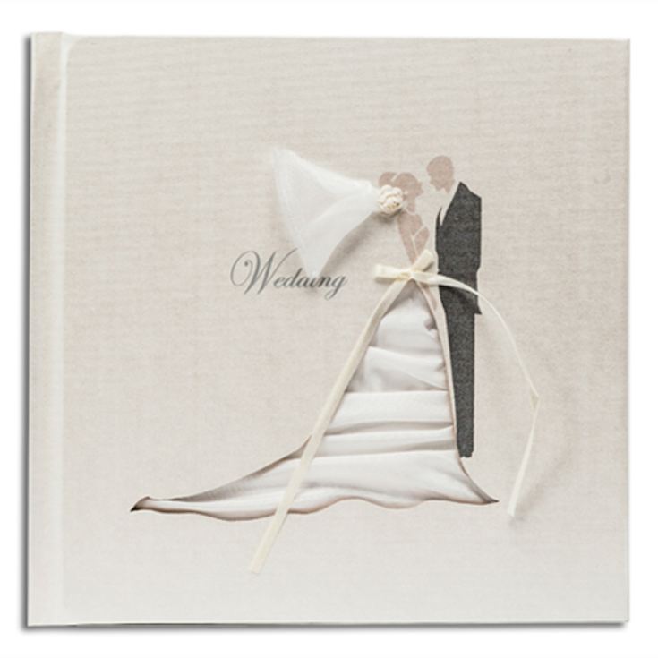 Personalised Wedding Photo Album Bride & Groom Design The Gift