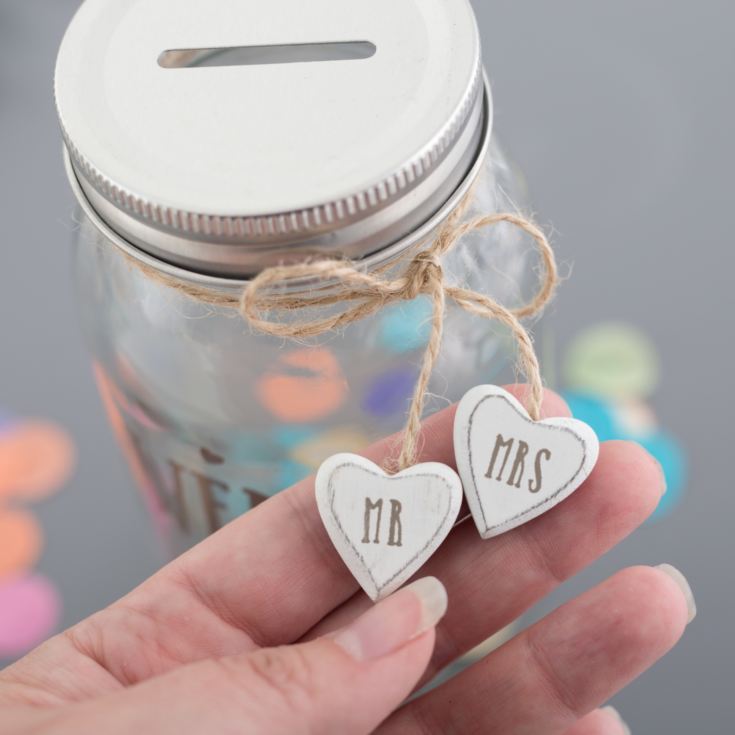 Wedding Fund Mason Jar Money Box product image