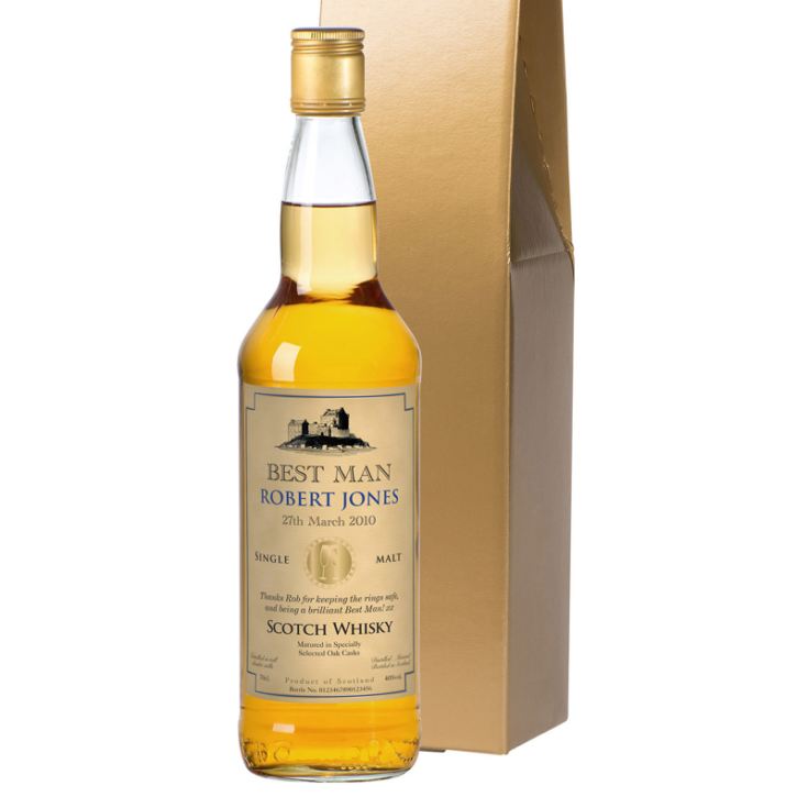 Personalised Wedding Day Malt Whisky product image