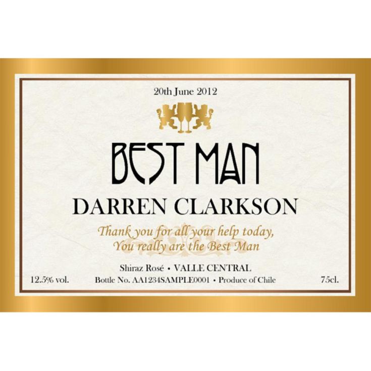 Personalised Wedding Party Wine product image