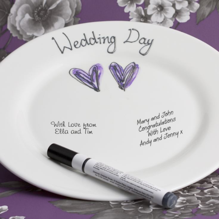 Wedding Plate Silver The Gift Experience