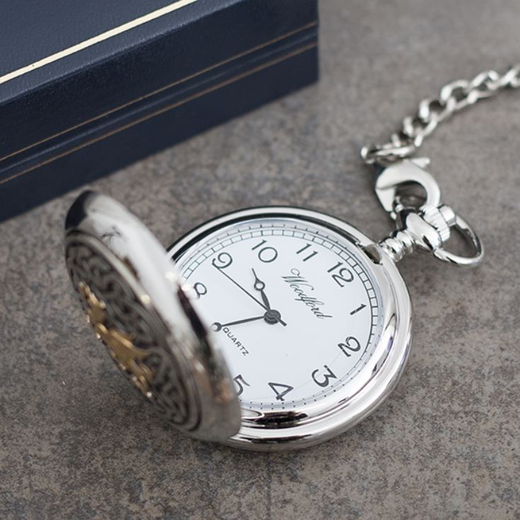 Welsh Dragon Personalised Pocket Watch product image