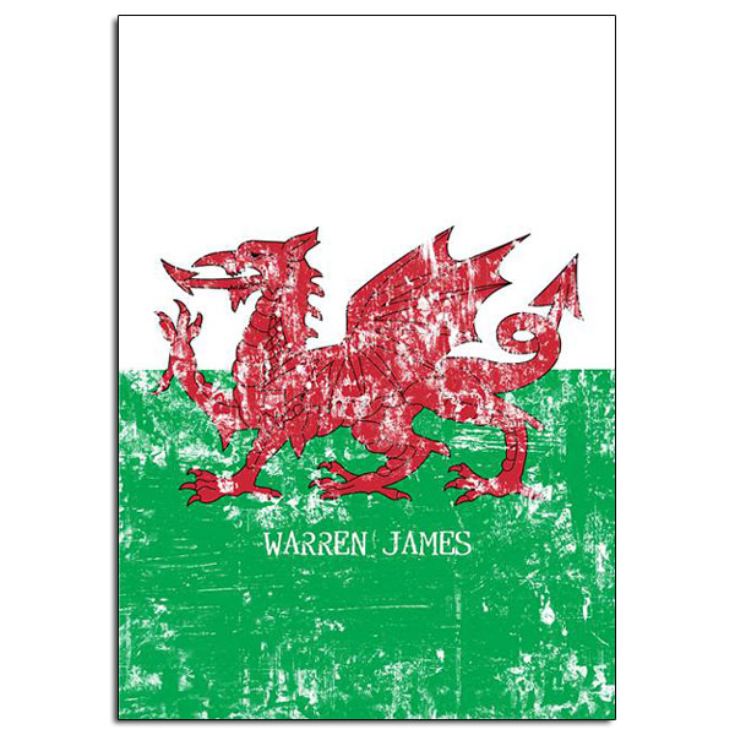 Welsh Dragon Personalised Notebook product image