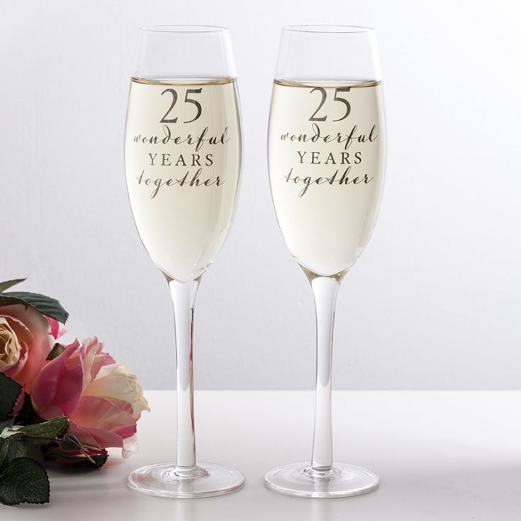 Happy 25th Anniversary Glasses product image