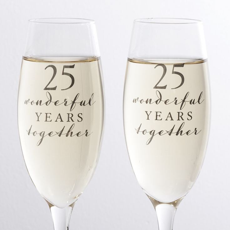 Happy 25th Anniversary Glasses product image