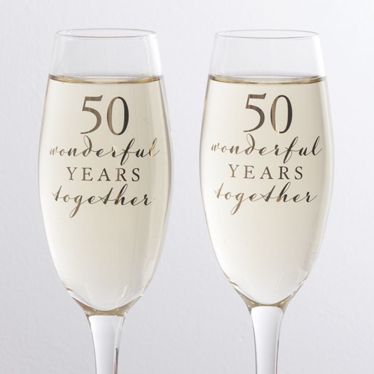 Happy 50th Anniversary Glasses product image