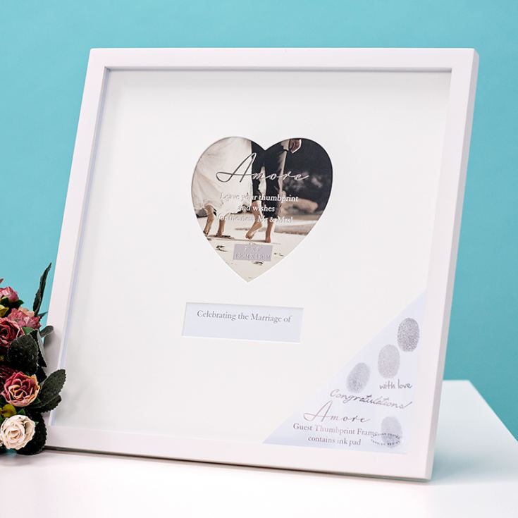 Amore Wedding Guest Thumbprint Frame product image