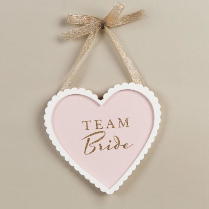 Amore Team Bride Heart Plaque product image