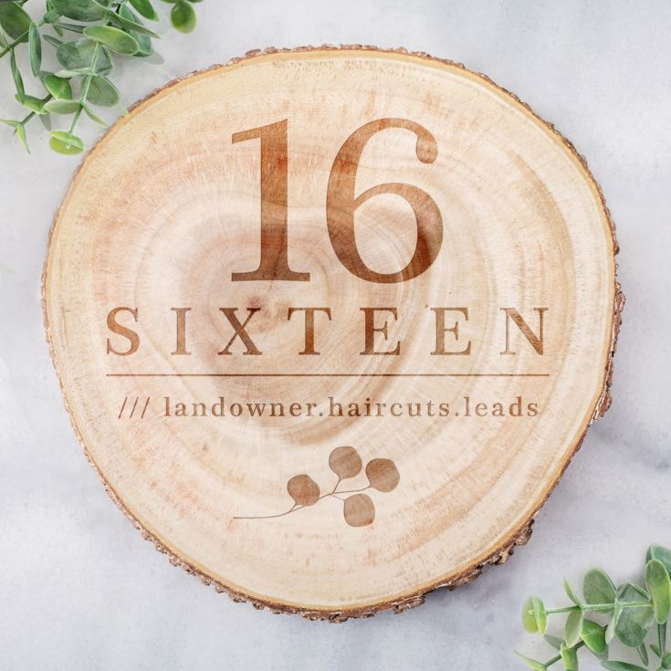 What3Words Wooden House Number product image