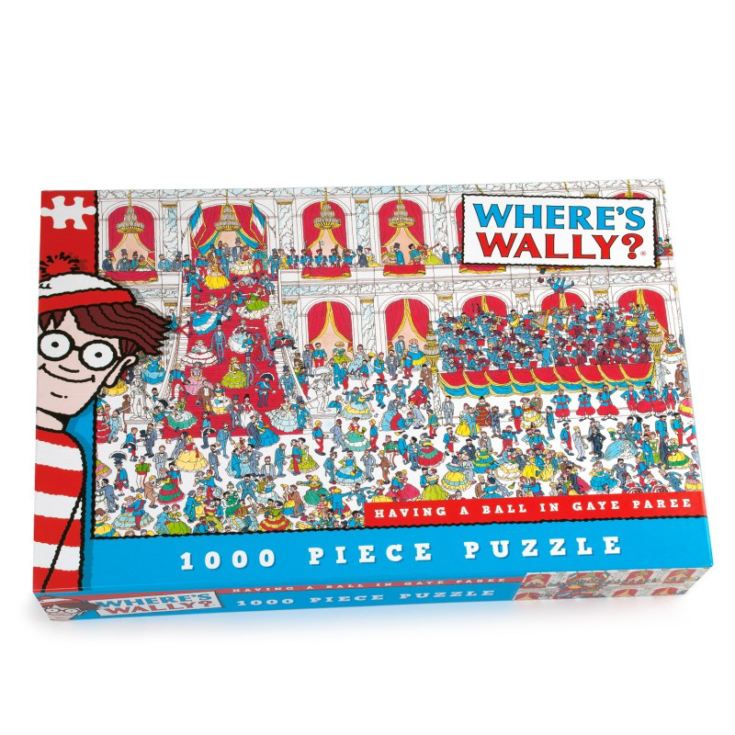 Where’s Wally Having a Ball in Gaye Paree 1000 piece puzzle product image