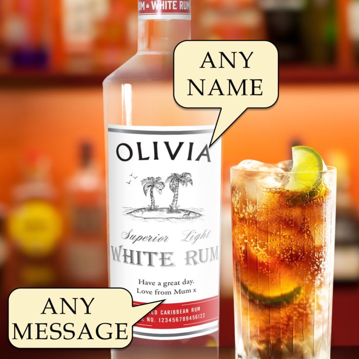 Personalised White Rum product image