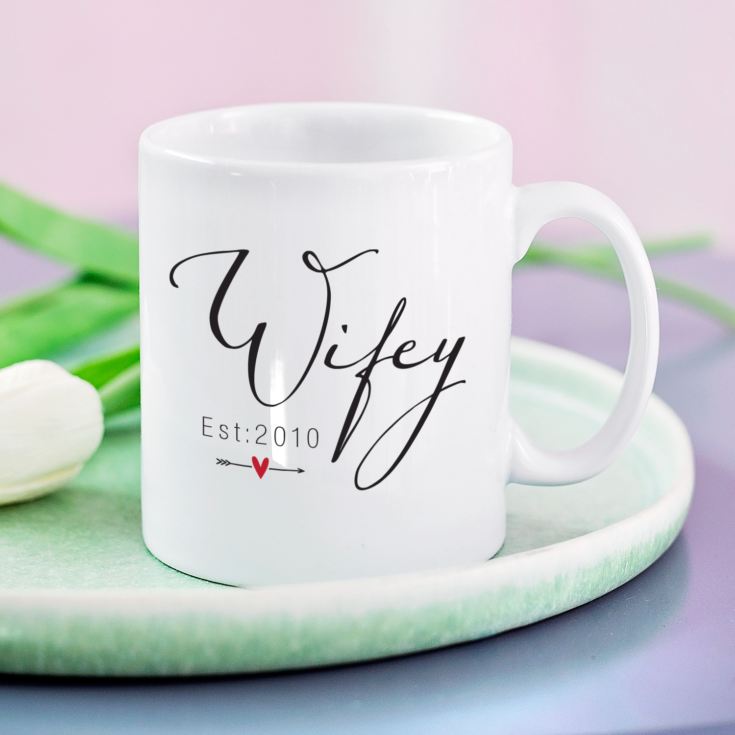 Personalised Wifey Mug product image