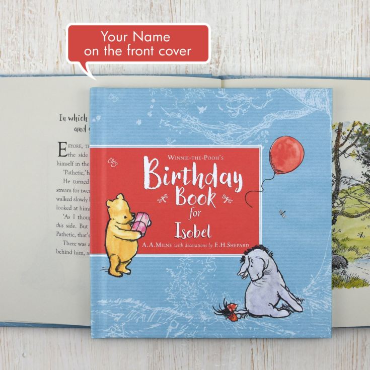 Personalised Winnie-the-Pooh's Birthday Book product image