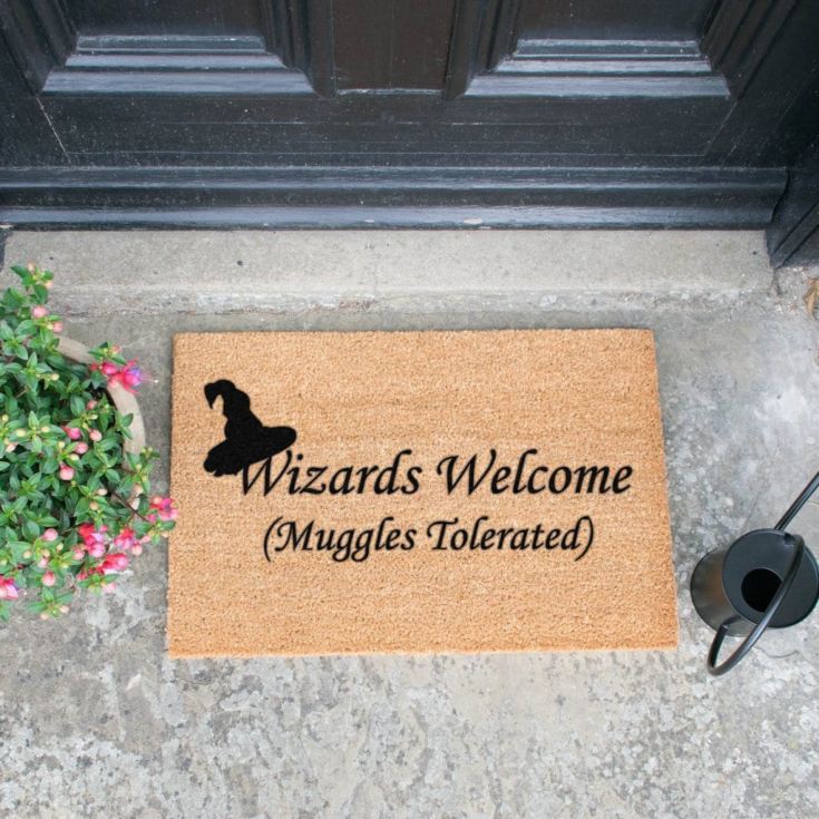 Wizards Welcome Muggles Tolerated Doormat product image