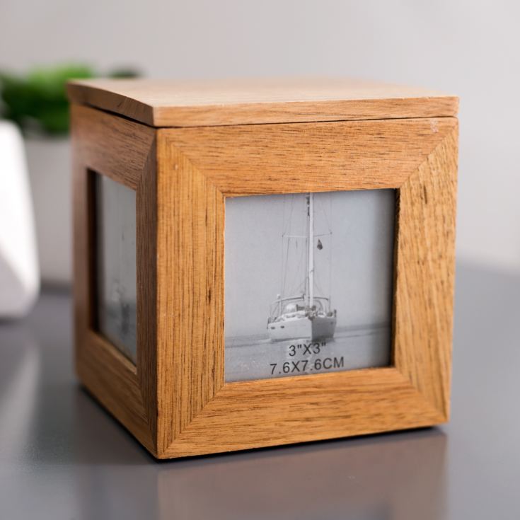 oak photo cube