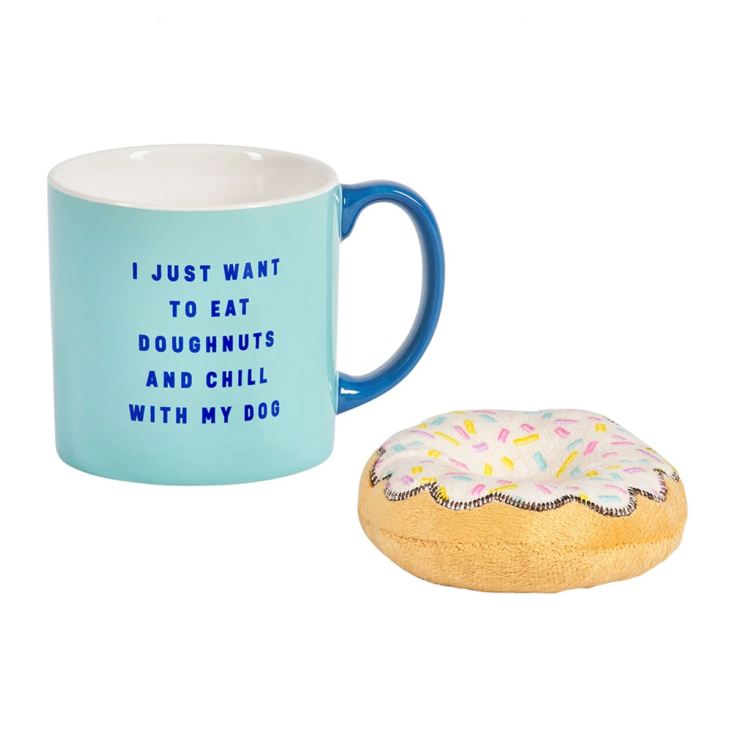 Wild & Woofy Mug & Donut Dog Toy Set product image