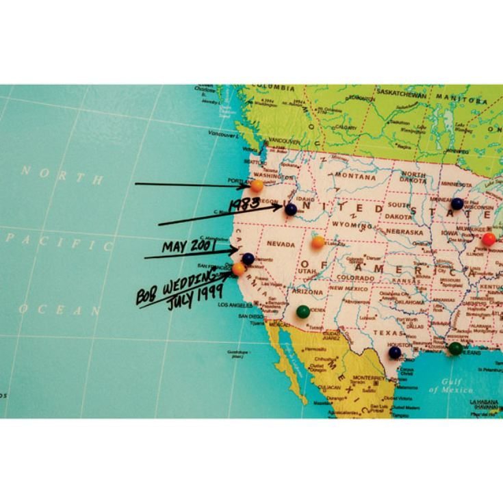 Personalised World Traveller Map product image