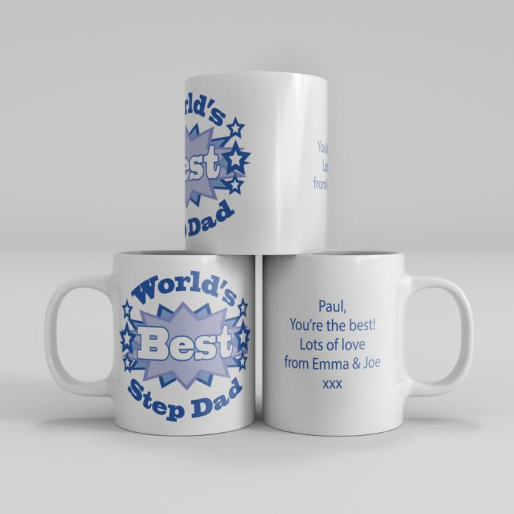 Worlds Best Step Dad Personalised Mug product image