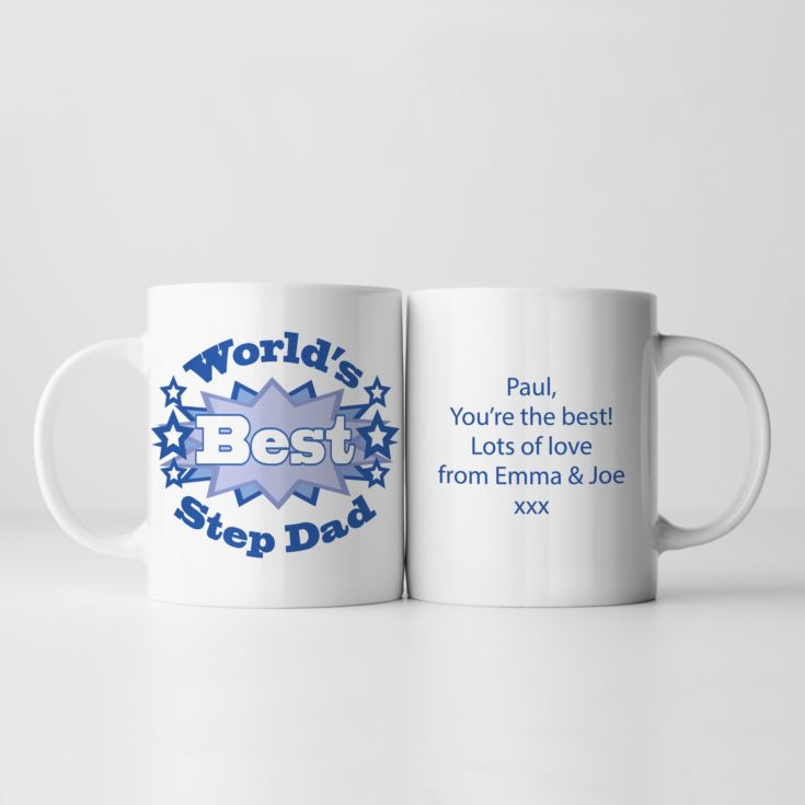 Worlds Best Step Dad Personalised Mug product image