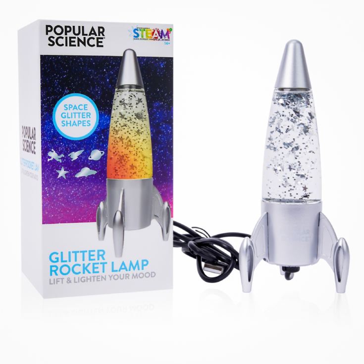 Glitter Rocket Lamp product image