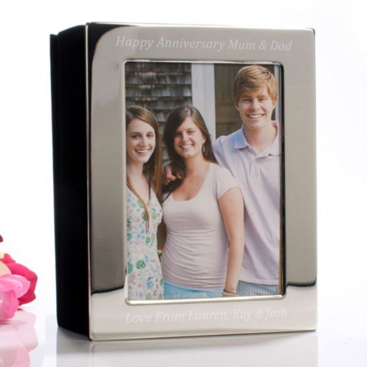 Personalised Silver Plated Photo Album The Gift Experience