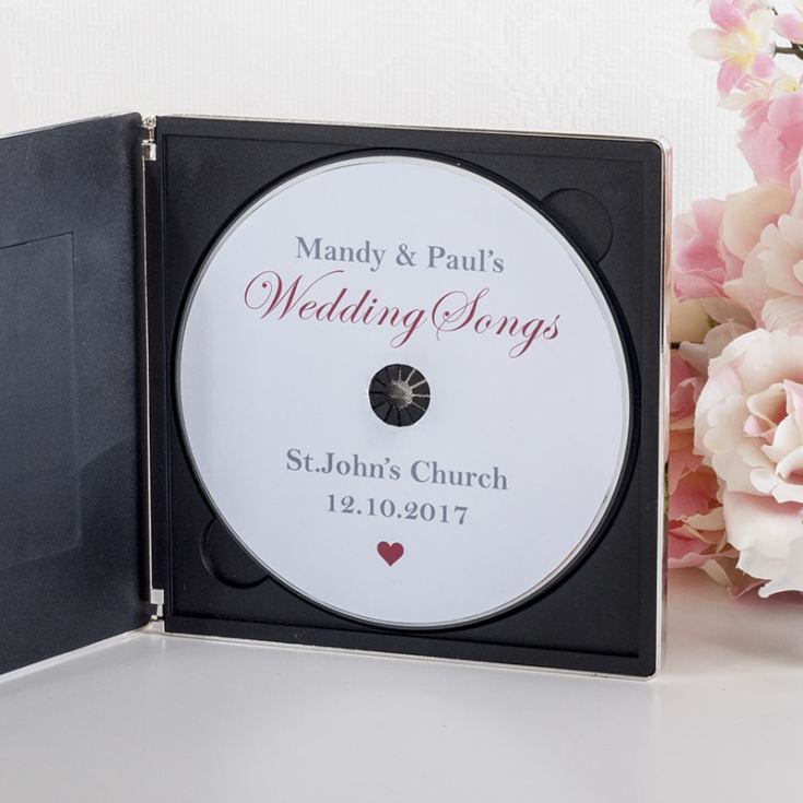 Personalised Wedding Memories CD/DVD Holder product image