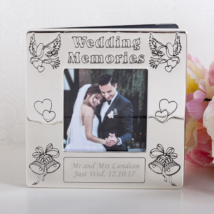 Personalised Wedding Memories CD/DVD Holder product image