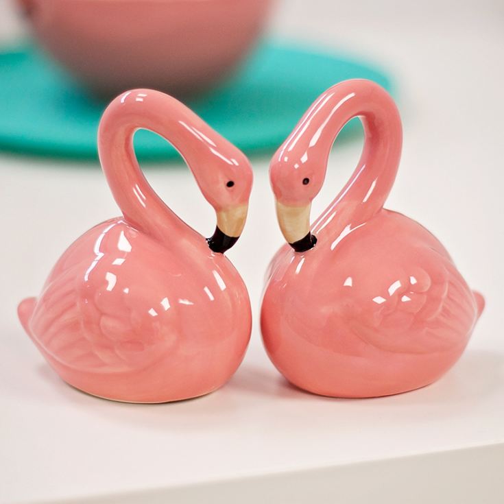 Tropical Flamingo Salt & Pepper Shaker Set product image