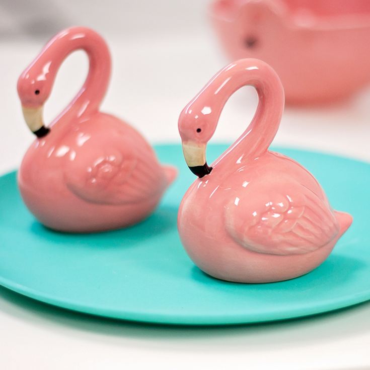 Tropical Flamingo Salt & Pepper Shaker Set product image