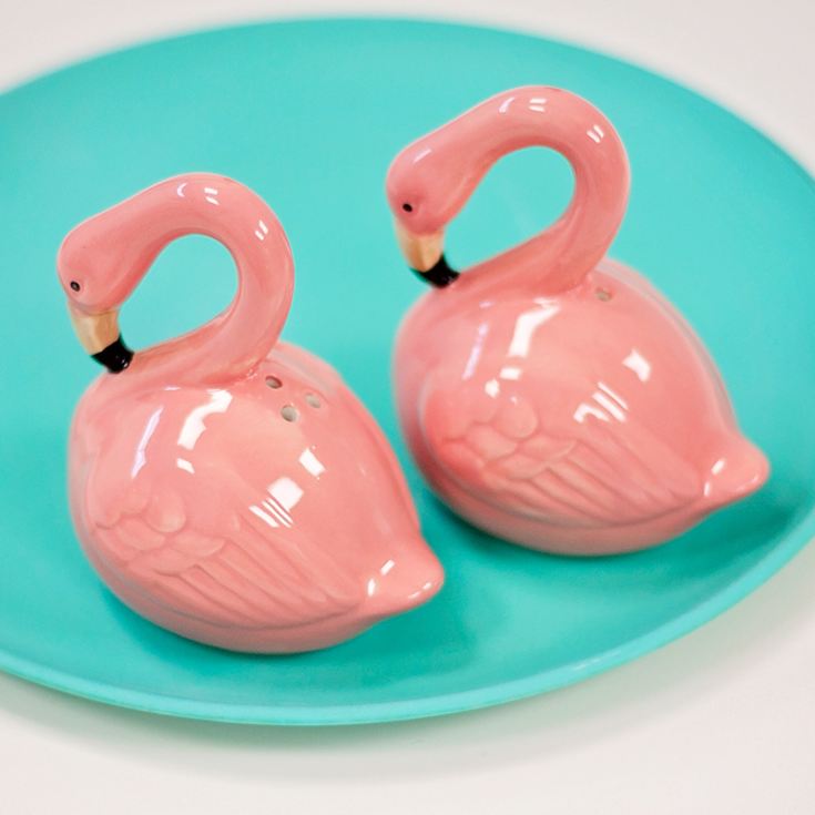 Tropical Flamingo Salt & Pepper Shaker Set product image