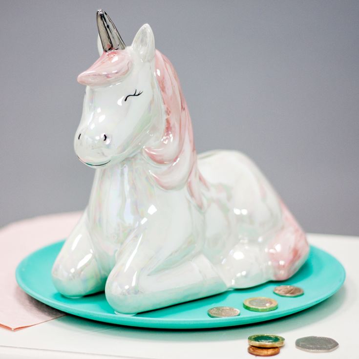 Rainbow Unicorn Money Box The Gift Experience