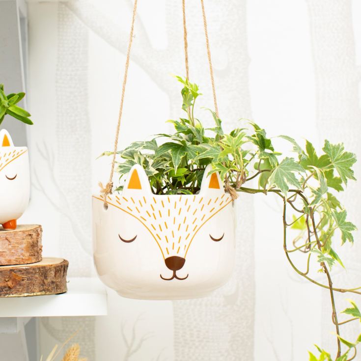 Woodland Fox Hanging Planter product image