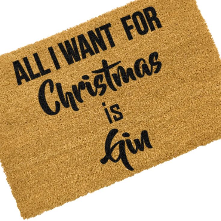 All I Want for Christmas is Gin Doormat product image