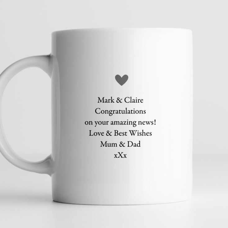 Personalised You're Engaged Pair of Mugs product image