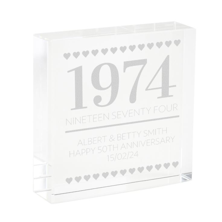 Your Year Personalised Anniversary Keepsake product image