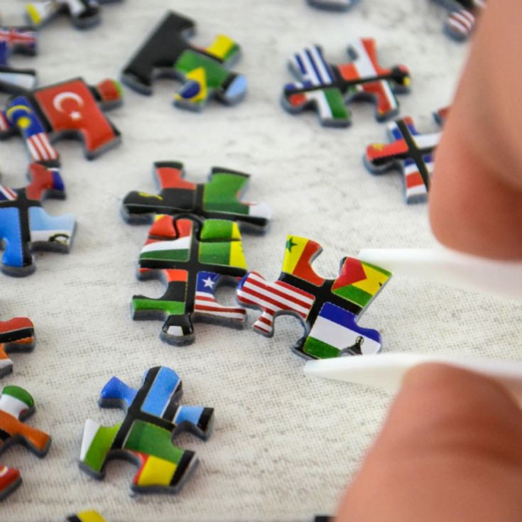 Flags of the World Test Tube Micro Jigsaw Puzzle The Gift Experience