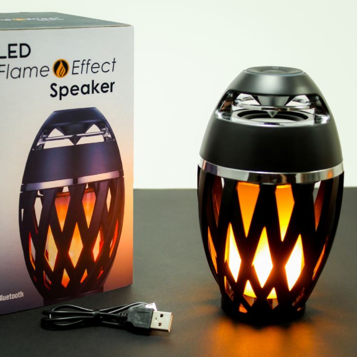 Bluetooth Speaker with LED Flame Effect product image