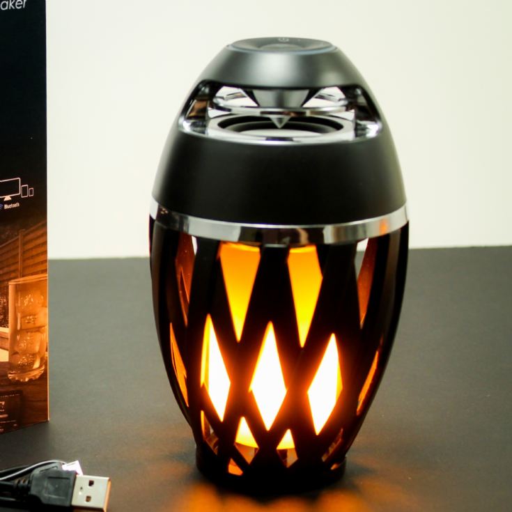 Bluetooth Speaker with LED Flame Effect product image