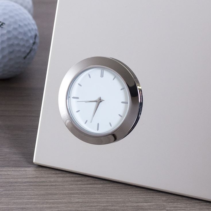 Personalised Luxury Golf Desk Clock product image