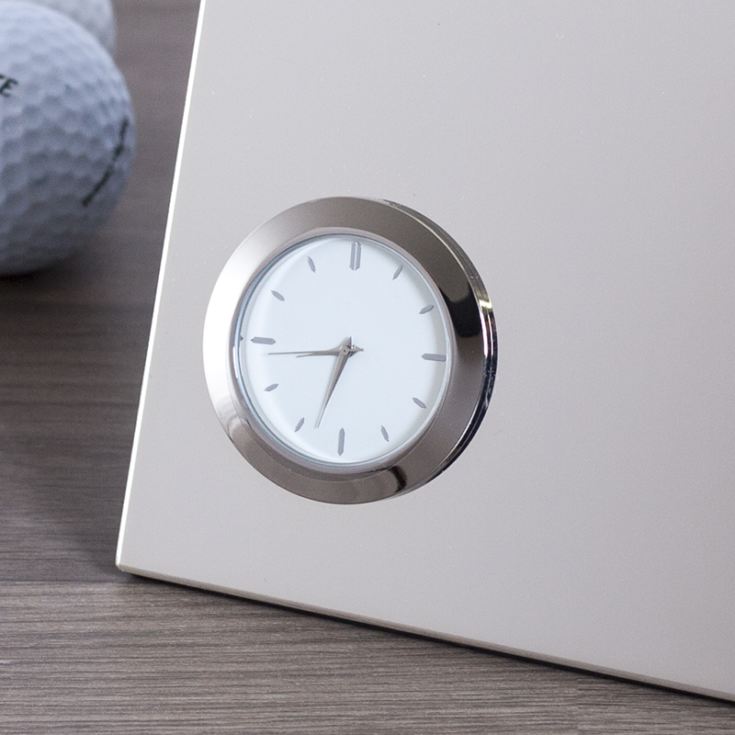 Personalised Luxury Golf Desk Clock The Gift Experience