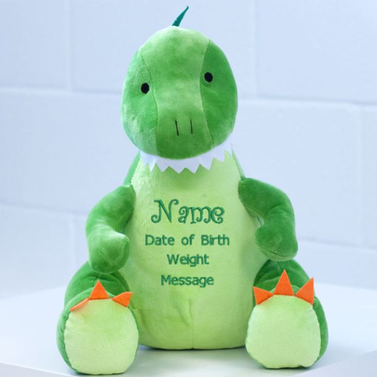 New Baby Embroidered Cuddly Dinosaur product image