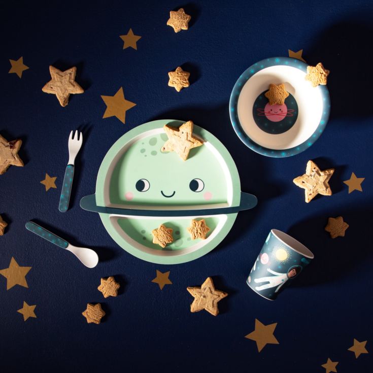 Space Explorer Bamboo Tableware Set product image