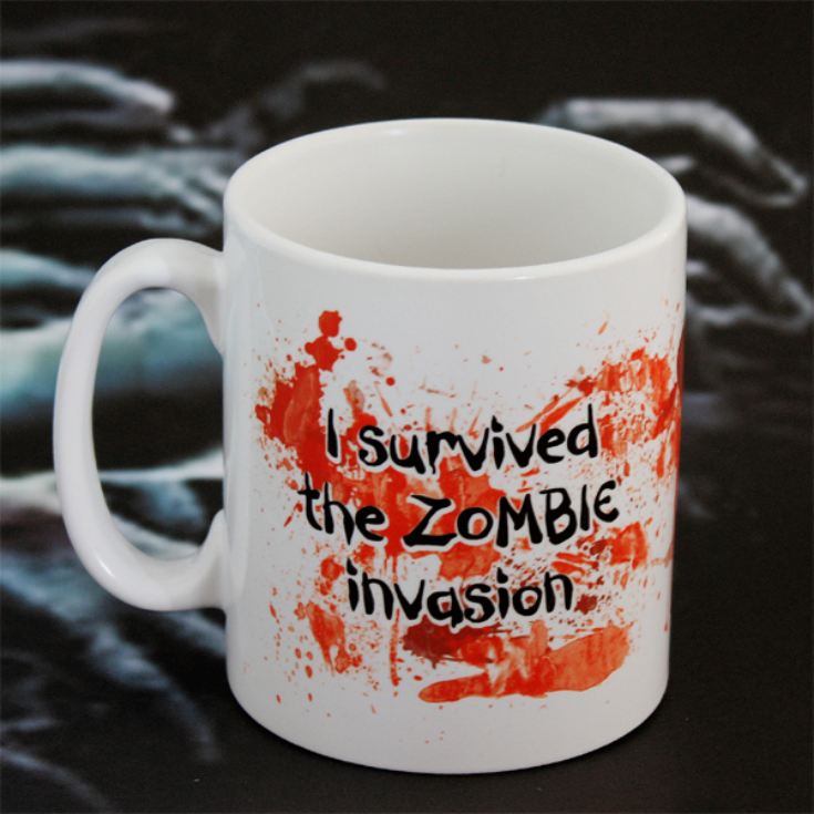 Personalised I survived a Zombie Invasion Mug product image