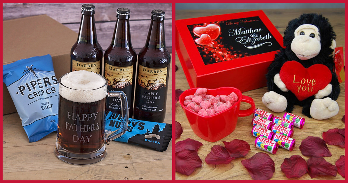 Personalised Ultimate Pub in a Box & Be My Valentine Personalised Gift Box Personalised Ultimate Pub in a Box & Be My Valentine Personalised Gift Box