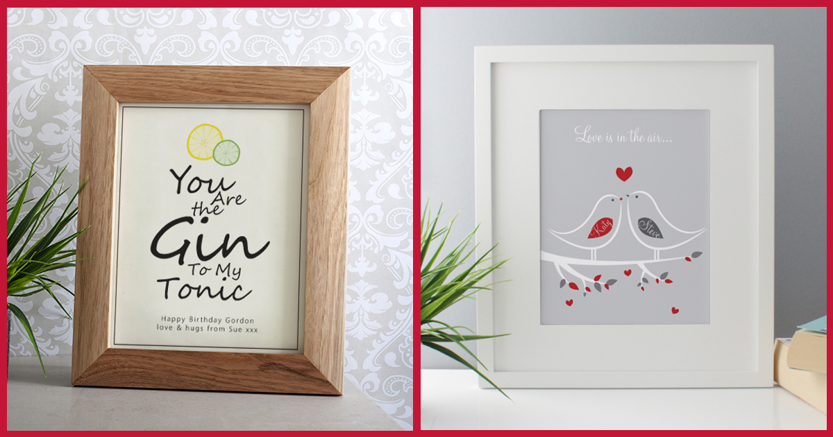 Gin And Tonic Framed Print & Love Is In The Air Framed Print Gin And Tonic Framed Print & Love Is In The Air Framed Print