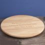 Personalised Wooden Lazy Susan